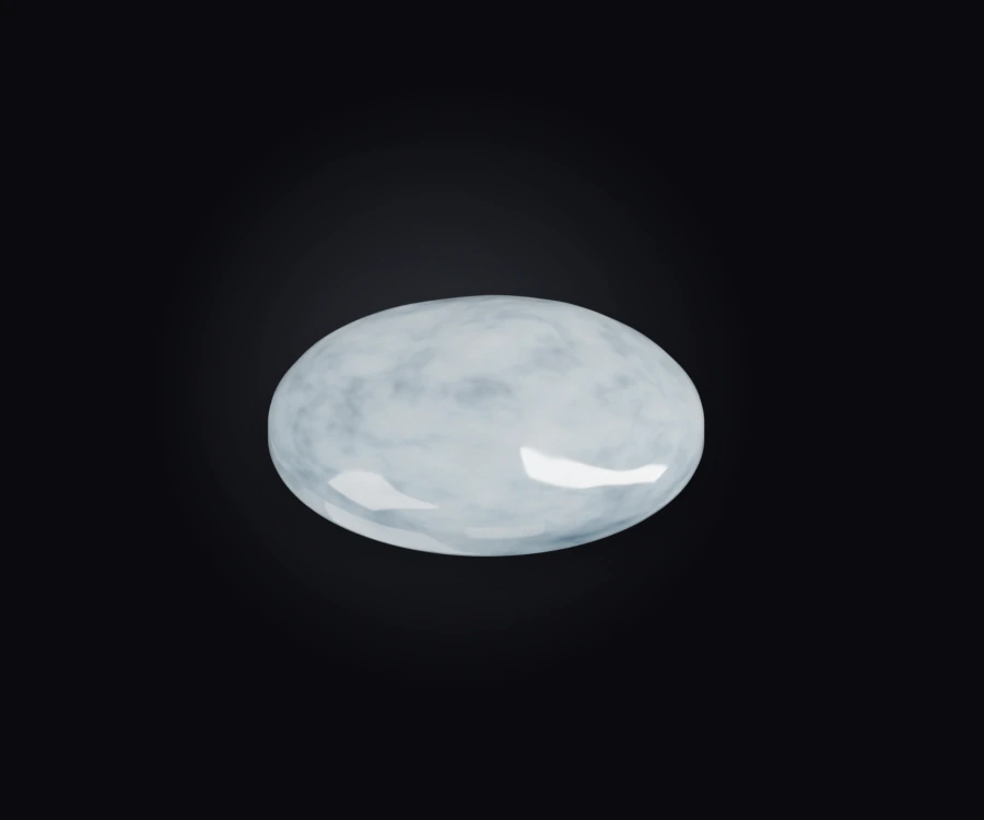 Clear quartz rendered by Halo’s native milestone component